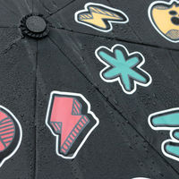 アントレックス 折りたたみ傘 雨傘 SUCK UK カラーチェンジアンブレラ イラスト 490245 1個（直送品）