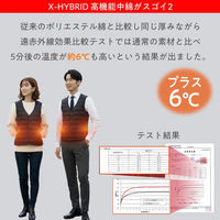 ベストアンサー aut-075-l ヒートベスト 2025 襟なし バッテリーセット Lサイズ 1セット（直送品）