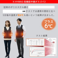 ベストアンサー aut-075-huku-l ヒートベスト 2025 襟なし 服のみ Lサイズ 1着（直送品）