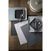 丸利玉樹利喜蔵商店 ランチョンマット 4枚セット 30×45cm エッジライン Edge Line ブラック 327406 1個（直送品）