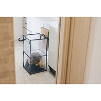 アンファンス ランドリーバスケット Lサイズ KURUTON L 折りたたみ たためる 洗濯かご グレー 367892 1個（直送品）