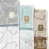 クーリア フェイスタオル モコモカ 34×82cm モカ 401656 1個（直送品）