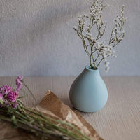 丸利玉樹利喜蔵商店 花瓶 AYA フラワーベース スタンド 陶器 ピーコックグリーン 409576 1個（直送品）