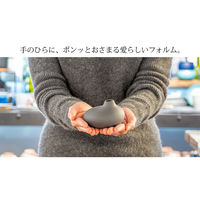 丸利玉樹利喜蔵商店 花瓶 AYAフラワーベース フラット 陶器 グレー 409583 1個（直送品）