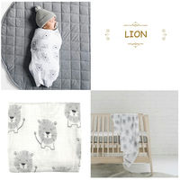 日本エイテックス おくるみ Mister Fly モスリンラップ ガーゼ 綿100% バニー 438455 1個（直送品）