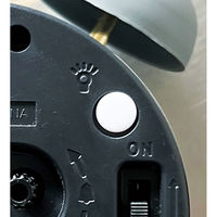 グローバルアロー 目覚まし時計 Marmo AC Bell 連続秒針 置き時計 グレー 484744 1個（直送品）