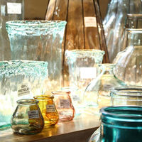 SOW 花瓶 VALENCIA リサイクルガラス ミニフラワーベース CERO ブラウン 492765 1個（直送品）