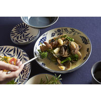 丸利玉樹利喜蔵商店 プレート 11.5cm AIKA 硬質陶器 ボタニカルリーフ 377309 1個（直送品）