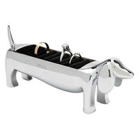 アントレックス umbra アンブラ ジュエリー収納 ズーラ ダックスフント リングホルダー クロム 364944 1個（直送品）