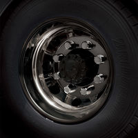 YAC ブラックシャインデコキャップ リア用 樹脂 33mm 10個入り CV269 1個（直送品）