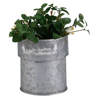 アビテ プランター シャルール・ポット シルバー 395109 1個（直送品）