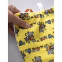 ウェーブ ハンカチ こぐまちゃん にぎにぎハンカチ 綿100% 日本製 イエロー 400079 1個（直送品）