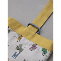 ウェーブ シューズバッグ ネームタグ付 アルファベット 400189 1個（直送品）