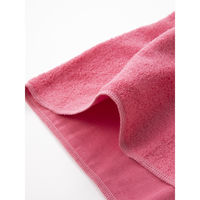 ウェーブ ミニタオル バックガーゼ 25×25cm ピンク 402591 1個（直送品）