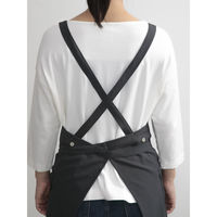 ウェーブ エプロン 静電気防止ラップエプロン COCOWALK チャコール 412136 1個（直送品）