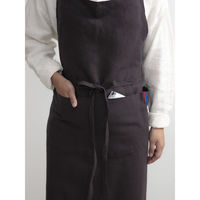 ウェーブ エプロン 無地 環境のことを考えるラップエプロン COCOWALK 茄子紺 412192 1個（直送品）