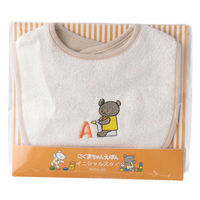ウェーブ スタイ イニシャル こぐまちゃんえほん 綿100% 日本製 出産祝い A 434850 1個（直送品）