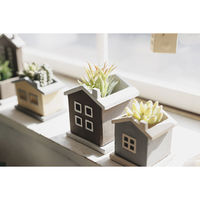 アビテ フラワーポット コティ スクエアポット S 植木鉢 グレー 457751 1個（直送品）