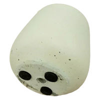 アビテ 植木鉢 モノクローム エッグポット S ホワイト 474910 1個（直送品）