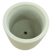 アビテ 植木鉢 モノクローム ポット S ホワイト 474916 1個（直送品）