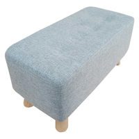 アビテ スツール ミニ ロング 長方形 座面高28cm コロン・チェア・ロング グレー 477385 1個（直送品）