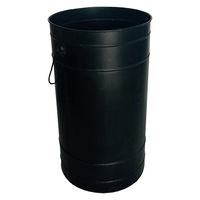 アビテ 傘立て ペールカン ストレージ Mサイズ 直径23.5cm ブラック 477927 1個（直送品）
