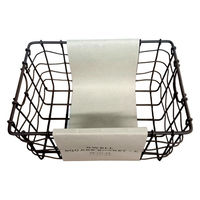 アビテ かご スウェル スクエアバスケット L 幅20×奥行15×高さ9cm ブラウン 477947 1個（直送品）