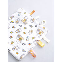 ウェーブ ハンカチ こぐまちゃん にぎにぎハンカチ 綿100% 日本製 オフホワイト 400078 1個（直送品）