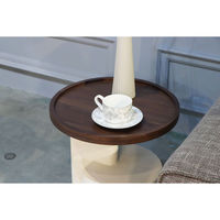 【軒先渡し】東馬 UPビオランテ サイドテーブル 幅400×奥行400×高さ506mm 1台（直送品）