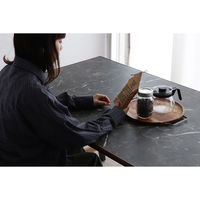 【軒先渡し】東馬 テルム ダイニングテーブル天板 180 幅1800×奥行800×高さ25mm BK/WN 1台（直送品）