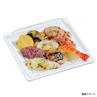 福助工業 軽食容器 福皿 18H白 新 00448642 1ケース(600個(50個×12))（直送品）