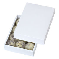 ヤマニパッケージ 和菓子容器 まんじゅう白無地小 19-189 1ケース(200個(50個×4))（直送品）