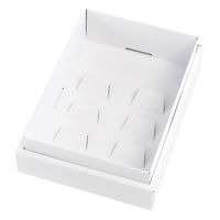 ヤマニパッケージ ギフト箱 ギフトBOXフリー 特小 グロスホワイト 20-736W 1ケース(100個)（直送品）