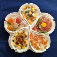 ニシキ オードブル容器 若桜(13)ピンク 2194131700 1ケース(400個(25個×16))（直送品）