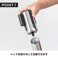 友屋 売場備品 ベルトパーティションSUS-3青H80cm要組立 33886BLU 1ケース(1個)（直送品）