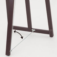 友屋 売場備品 フロントイーゼル(水袋無)T-160 ブラック 43000BLK 1ケース(1個)（直送品）