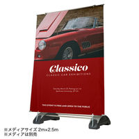 友屋 イベント用品 Alphaバナー(アルファバナーシングル片面) 52877-1* 1ケース(1個)（直送品）