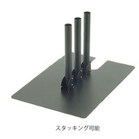友屋 販促用品 のぼり立てノックダウン ネジ付 58610BLK 1ケース(1個)（直送品）