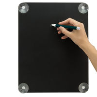 友屋 ブラックボード マーカーボード吸盤タイプ A5 62015-03 1ケース(1個)（直送品）