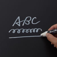 友屋 販促用品 蛍光ボードマーカー(太字) ホワイト 62586WHT 1袋(1個)（直送品）