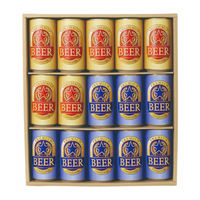 ヤマニパッケージ 贈答箱 350ml×15本ギフト箱(クラフト) K-1732 1ケース(40個(20個×2))（直送品）