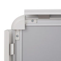 友屋 売場備品 メディアグリップ MG-32R B2ホワイト 屋外 55717B2W 1袋(1個)（直送品）