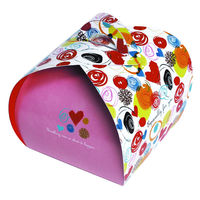 ヤマニパッケージ ギフト箱 バルーンBOX エスペシャリーフォーユーレッド 20-725 1ケース(100個)（直送品）