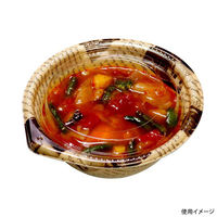 デンカポリマー スープ容器 ラルム145本体R 伊字茶 37433 1ケース(1000個(50個×20))（直送品）