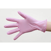 パックスタイル 使い捨て手袋 ニトリル手袋ライト粉無 SS ピンク 00785250 1袋(250個)（直送品）