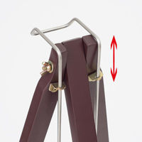 友屋 イーゼル 三角イーゼル Ver2.0 ホワイト 42139WHT 1ケース(10個)（直送品）