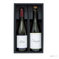 ヤマニパッケージ 贈答箱 K-939 シャンパン・ワイン兼用2本箱 1ケース(50個(5個×10))（直送品）