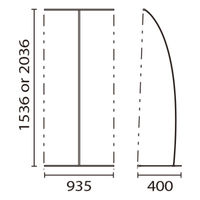 友屋 イベント用品 νアイバナースタンドW935 30270*** 1袋(1個)（直送品）