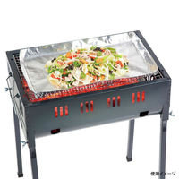 パール金属 アルミホイル BBQ らくらく便利シート<厚口ワイド> 60ミクロン 3m UG-3210 1ケース(40個(10個×4))（直送品）