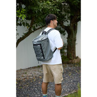 ガマカ工業 MOTTETE PLUS 寝具メーカーが考えた 防災リュック 宿泊5点セット グレー 6300087691 1S(1S)（直送品）